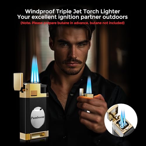Encendedor Triple Jet con Cortador y Accesorios miniatura 2
