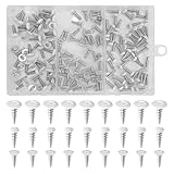 DLBEEM 150Pcs White Screws...