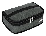MIER Small Lunch Bag for Kids & Adults Compact Insulated Lunch Box Portable Thermal Mini Cooler for Work School Travel, Grey