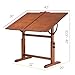 MEEDEN Extra-Large Wood Drafting Table: 42