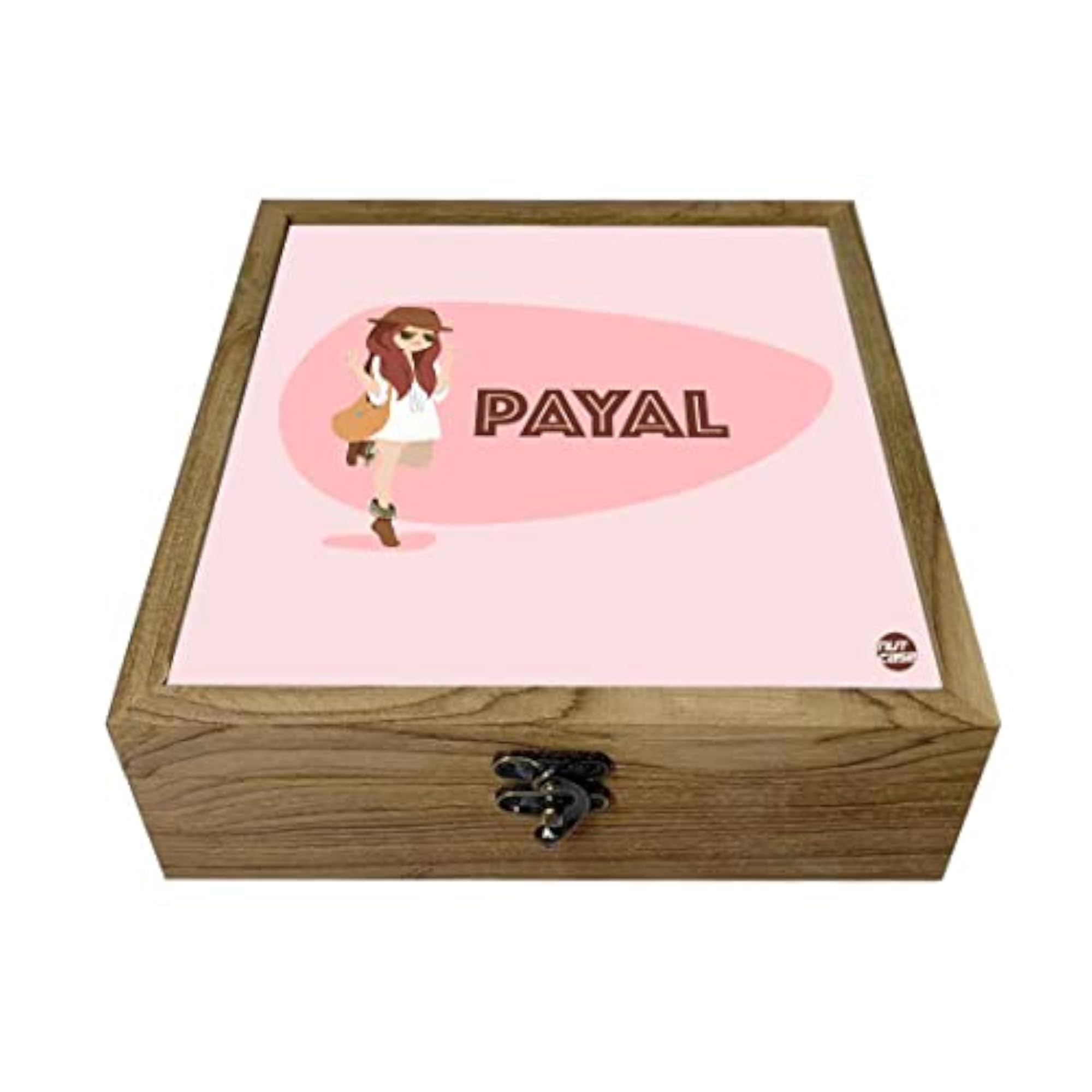 Personalized Wooden Jewellery Box Organizer, Keepsake Gift for Women