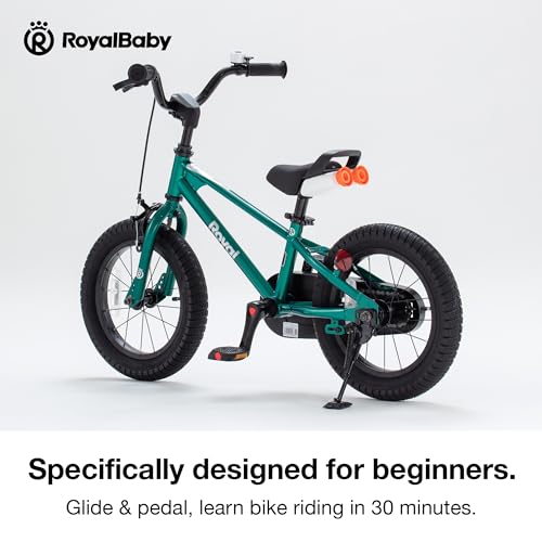 image for RoyalBaby EZ Toddlers Kids Bike, 12 Inch Wheel Bicycle with Quick Rele