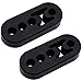 PLCatis Auto-Auspuff-Aufhänger 2 Stücke Universal Auto Auspuffhalterung 4 Löcher Auspuff Isolator 12 MM Gummi Auspuff Endrohr Halterung Aufhänger
