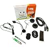The Helmet Shop 7 Pin Helmet Headset Compatible with Harley Davidson Motorcycles, Wired Harley Communication System with Stereo Speakers & Noise Canceling Boom Mic | 7-Pin Lower Cord Included
