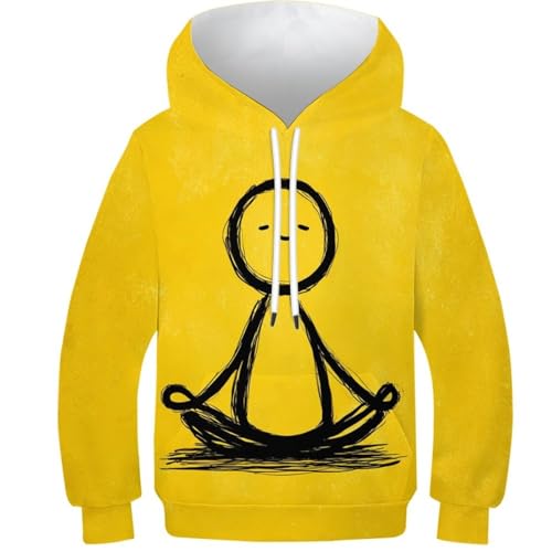 Sweat 3D pour enfants Meditando le pull parfait pour l'école et le parc