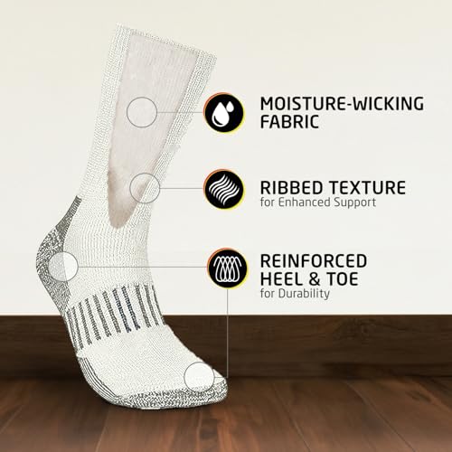 HOT FEET Meias infantis confortáveis de mistura de lã – Meias de inverno para meninos/meninas – Paco