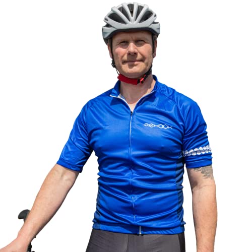 Maillot de cyclisme Rehook bleu pour vos sorties vélo du week-end