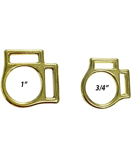 Jacks 369-3-4 Halter Square Solid Brass - 0.75 in.