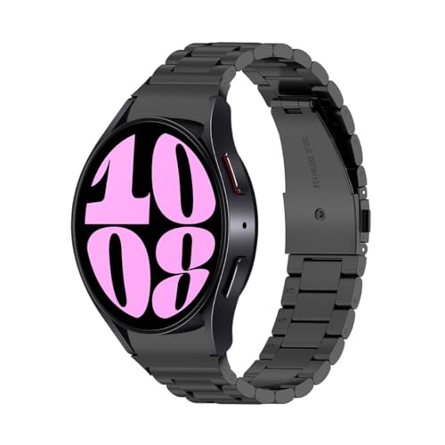 Pulseira Click Metal 3 Elos LTimports, compativel com Galaxy Watch 6 - Galaxy Watch 5 - Galaxy Watch