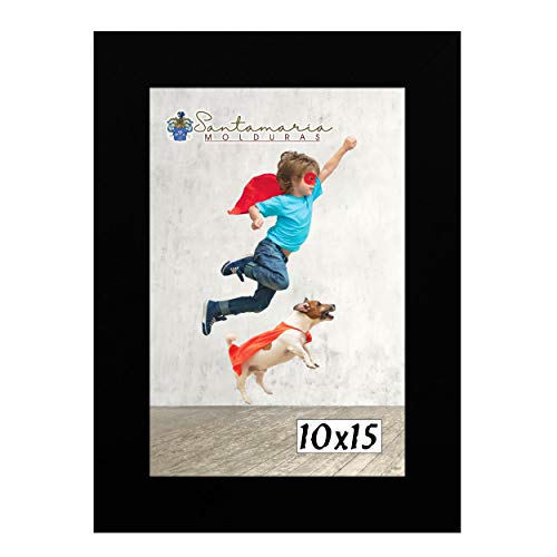 Kit 3 Molduras Porta Retrato 10X15 Preto