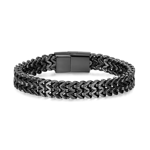 Image of Nakabh Cuban 8 inch Stainless Steel Bracelet for Men Boys