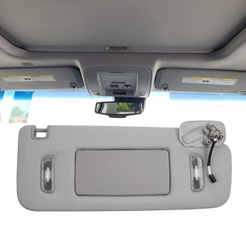 Dasbecan Right Passenger Side Sun Visor Compatible with 2015-2019 Cadillac Escalade, Chevrolet...
