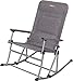 BERGER Faltschaukelstuhl Terni grau bis 120 kg Klappstuhl Faltsessel Campingstuhl