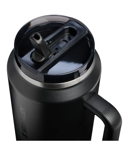 Image of STANLEY Quencher ProTour Flip Straw Tumbler with Leakproof Lid 64 oz | Built-In Straw & Handle | Cupholder Compatible for Travel | Insulated Stainless Steel Cup | BPA-Free | Black 2.0