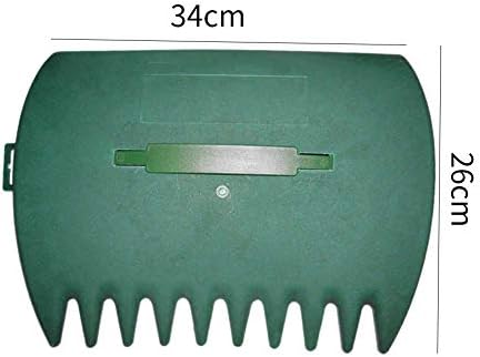 Fiacvrs Leaves Grabber, 2 Pcs Handheld Garden Yard Leaf Grabber Leaf Collector Grabs Grass Grabbers with Leaf Claws Leaf Hand Rake for Garden Leaf Rubbish Grass Collecting Removal(Green)