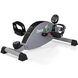 DeskCycle 2 Under Desk Bike Pedal Exerciser with Adjustable Height - Stationary Bikes for Home & Office (Grey)