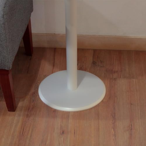 Mesa Lateral Monopé Laqueada 30 cm (OFF WHITE)