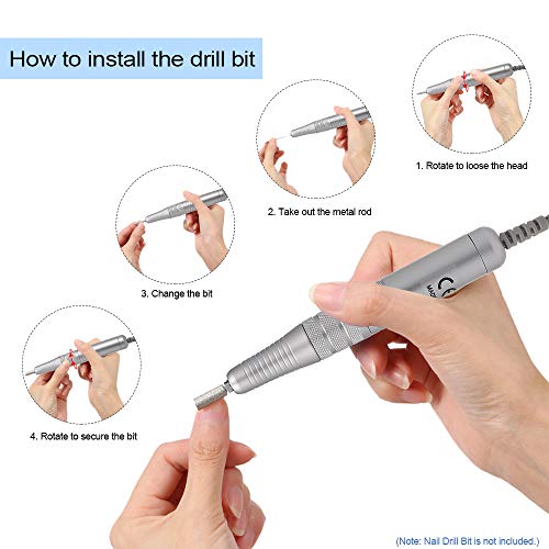 Ponceuse à ongles kit portable de manucure pour un soin nomade - 6