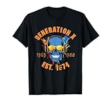 Cool Gen X Badass Generation Skull tee