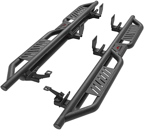 CLAMBER Running Boards for Ford Bronco 2021 2022 2023 4 Door (Not for Bronco Sport), 5.2 Inch Width Side Steps Heavy Duty Textured Black Nerf Bars Rock Sliders