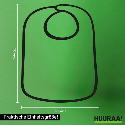Huuraa Baby Lätzchen Deutscher Schäferhund Silhouette Geschenk White Bio Baumwolle Deutscher Schäferhund Präsent