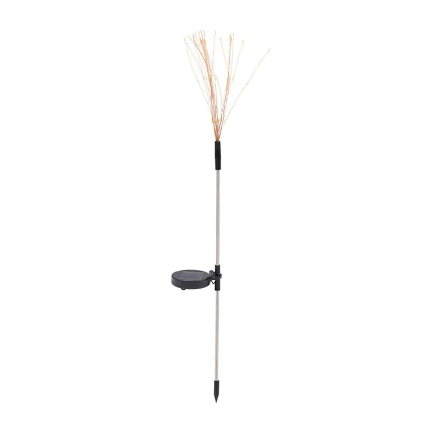 [𝟏𝟓 𝐘𝐄𝐀𝐑𝐒 𝐖𝐀𝐑𝐑𝐀𝐍𝐓𝐘 Solar Powered Starburst Firework Garden Light Cool White LED Outdoor Pathway Stake Lamp for Lawn, Patio, Balcony, Terrace & Festive Landscape Decoration-image-27