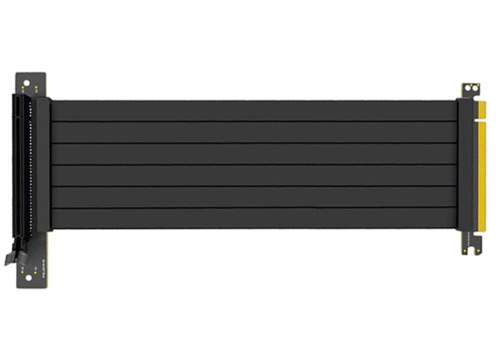 EDIY Video Card Riser Cable Universal 90 Degree Vertical Extension Cable Desktop Support Open Chassis High-Speed Adapter PCI-E3.0 x16 20cm