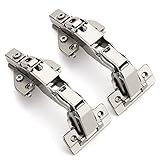 Furniware 1 Pair 165 Degree Lazy Susan Hinges,Full Overlay Concealed for Cabinet,Cupboard,Folded...