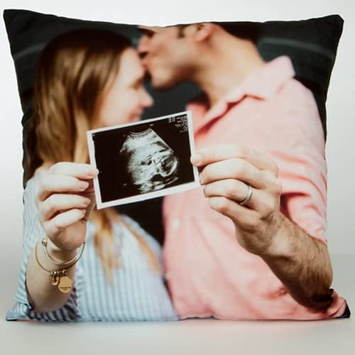 weiyou Cojines Personalizados con Foto,DIY Image Photo Custom Print Pillow One Side Pictures White Customized Cushion Home Decorative Square Decorate Gift (90 x 90cm) Cover
