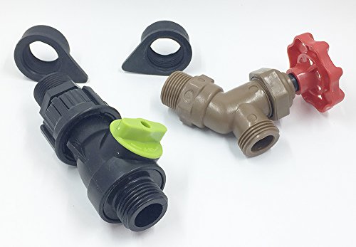 Shut Off Valve, Plastic, Rain Barrel, EarthMinded, EarthMark (1/4 Turn Full Flow)