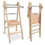 TP Toys Active-Tots Helper Tower Folding Step Stool for Toddlers and Kids, Foldable Standing Tower for Kitchen, Mothers' Helper Montessori Learning Step Ladder Durable and Safe Design, 50x47.3x93.5cm