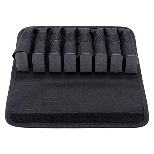 Raiseek Molle 8 Mag Pouch With Cover, Pistol Magazine Storage Pouch #TOP5