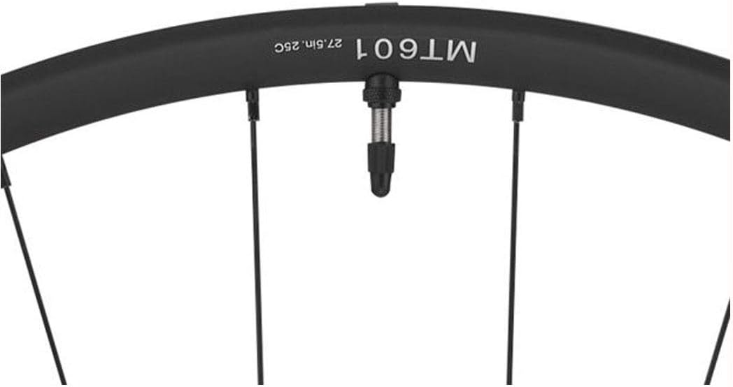 SHIMANO Wheel - WH-MT601-27.5, Rear, Rim 27.5, 24H, for 12-S, R:12MM E-Thru, TUBELESS, Old:142MM, Black, W/TUBELESS Tape, for CL DISC - EWHMT601LRED7B