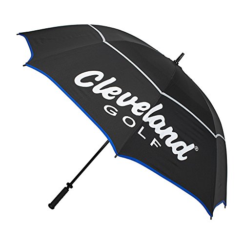 Cleveland 12102552 Paraguas de Golf, Hombre, Negro/Azul/Gris, Talla Única