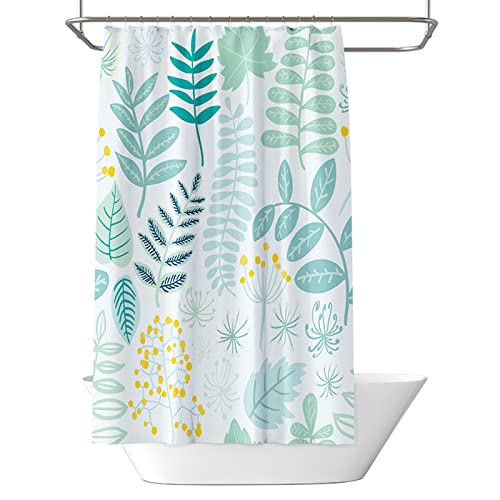 Rideau douche imprimé feuilles KnSam 150x200cm en polyester premium