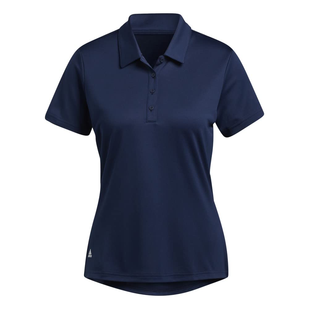Adidas Women's Collegiate Navy Performance Primegreen Golf Polo Shirt, Medium