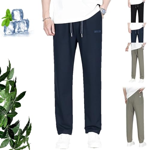 Aerostrides - Pull on Waffle Stretch Casual Pants, Men Soft Breathable, Lightweight Pant, Suitable for Work Travel