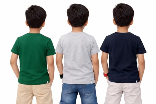 Image of Boys Cotton Full Sleeve T-Shirt Combo Pack of 3 | Soft & Comfortable Kids Wear