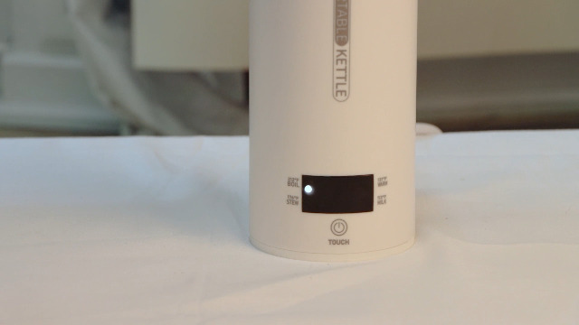 Hervidor eléctrico portátil pequeño 350ml blanco miniatura 7