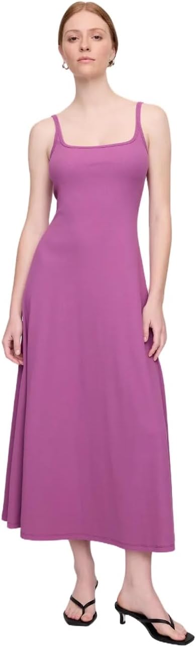Gap Women's Ribbed A-line Knit Midi Dress