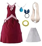 RZCOSYZH US size Anime Mirajane Cosplay costumes strauss red dress patry suit (X-Large)