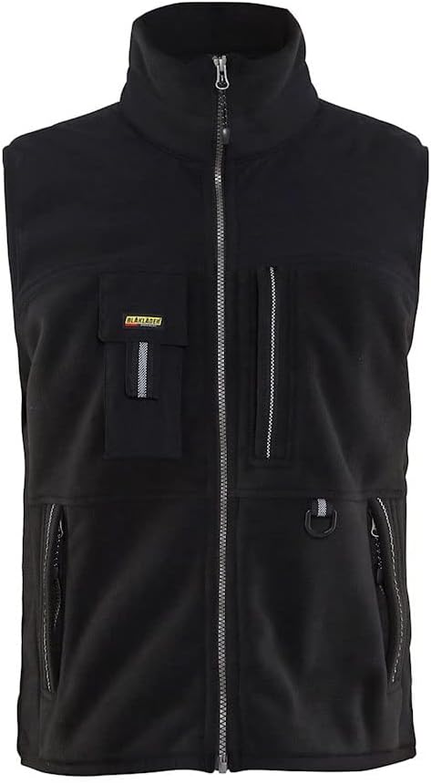 BLÅKLÄDER mens 3845 Two Fisted Functional High Collar Breathable Windproof Waterproof Fleece (460 G/M2) Work Vest