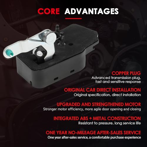 Image of CCIYU Rear Right Passenger Side Door Lock Actuator Compatible For Dodge Ram 1500 2500 3500 1998 1999 2000 2001 2002, Lower Door Latch Rear Door Lock Latch Actuator, Replace 55275100
