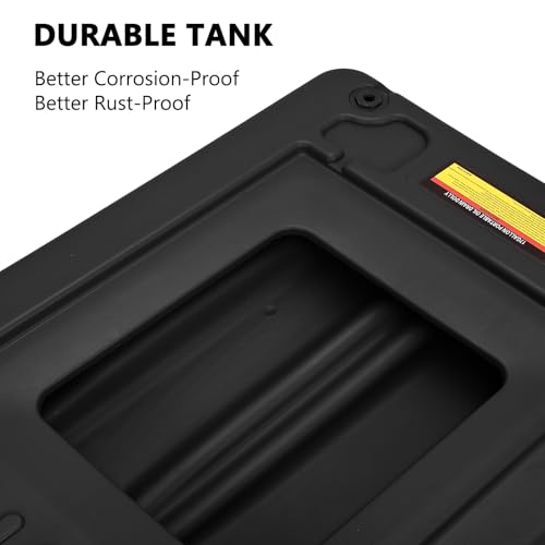 GarveeTech 18 gal Oil Drain Pan, Low Profile Oil Drain Pan with Pump, Oil Change Pan with T Foldable Hand and Wheels, 8 ft Hose Oil Drain Cart for Car, SUV, Trucks by GarveeTech - Image 3