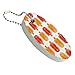 GRAPHICS & MORE Watercolor Summer Popsicle Pattern Floating Keychain Oval Foam Fishing Boat Buoy Key Float