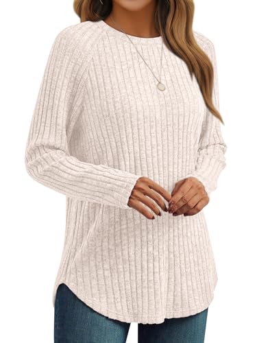AUTOMET Womens Long Sleeve Casual Tops and Sweaters