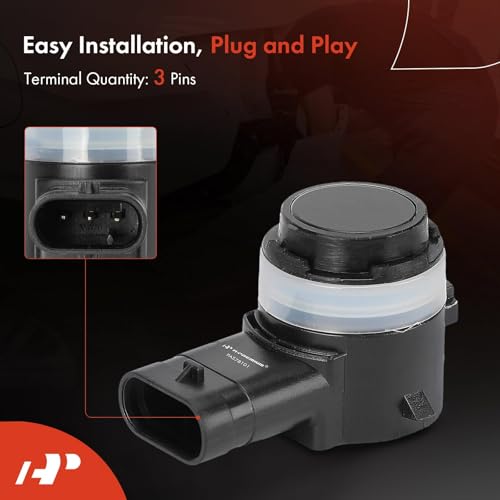 Image of A-Premium Reverse Backup Parking Assist Sensor Compatible with Ram & Jeep Models - 1500 2019-2022, 2500, 3500, 2019-2023, 4500, 5500, 2018-2022, Wrangler, Gladiator, 2020-2023