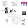 KSIPZE 100ft Led Strip Lights RGB Music Sync Color Changing Led Lights with Smart App Control Remote Led Lights for Bedroom Room Lighting Flexible Home Décor #5