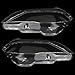 OCPTY Fits for 2006-2008 BMW 750Li Base Sedan 4-Door;2008 BMW 760Li Limited Edition Sedan 4-Door Car Headlight Headlamp Clear Lens Shell Cover Driver Passenger Side Auto Shell(A Pair)