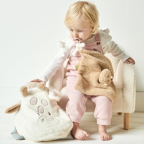 Nattou Comforter Doudou Rhino Teddy, 39 Cm, Teddy Caramel - 10